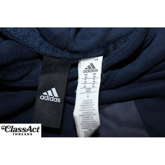Adidas Hoodie Men’s Blue Pullover Sweatshirt ClimaWarm Running Gym Sz M - Picture 4 of 6